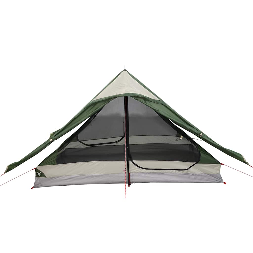 Tenda da Campeggio per 2 Persone Verde Impermeabile 4009434