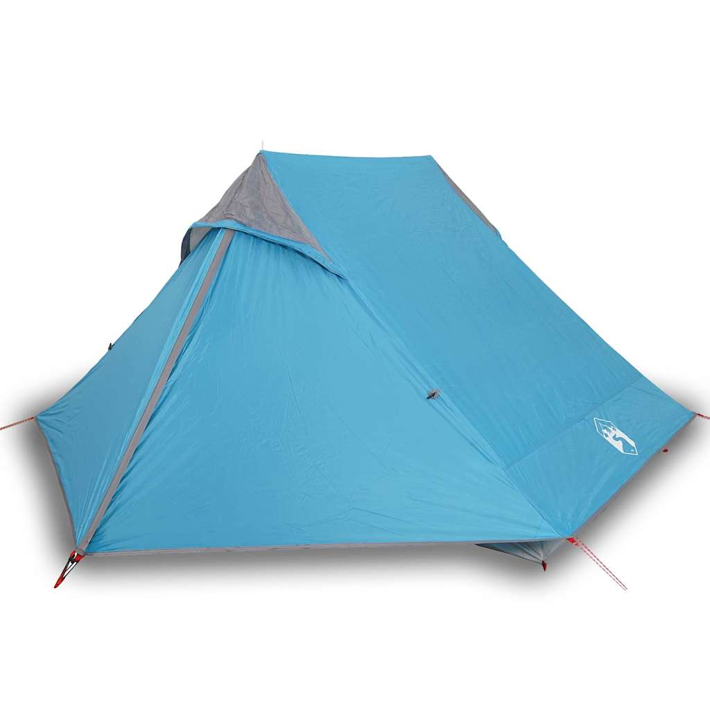 Tenda da Campeggio per 2 Persone Blu Impermeabile