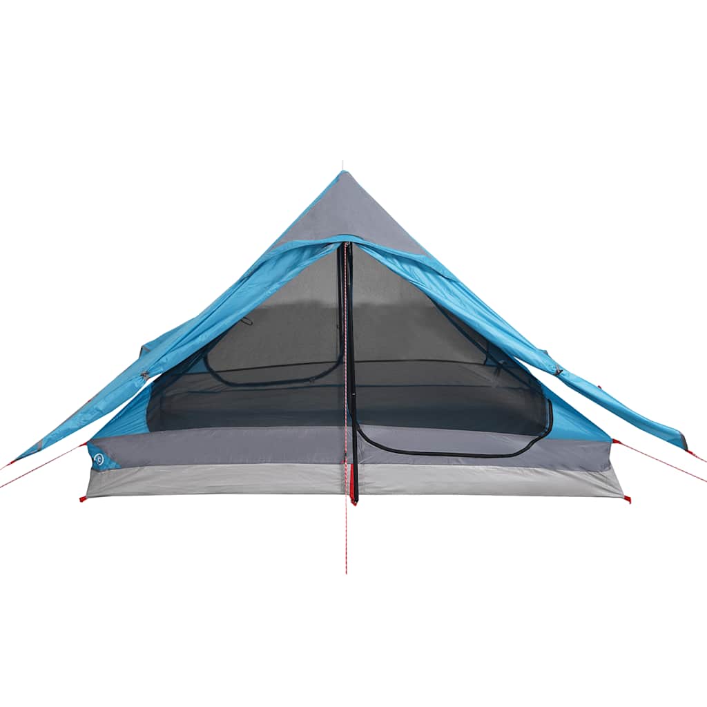 Tenda da Campeggio per 2 Persone Blu Impermeabile
