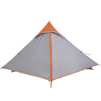 Tenda da Campeggio 2 Persone Grigio Impermeabile