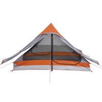 Tenda da Campeggio 2 Persone Grigio Impermeabile