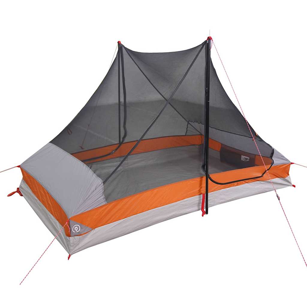 Tenda da Campeggio 2 Persone Grigio Impermeabile 4009436