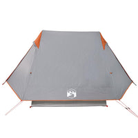 Tenda da Campeggio 2 Persone Grigio Impermeabile