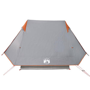 Tenda da Campeggio 2 Persone Grigio Impermeabile