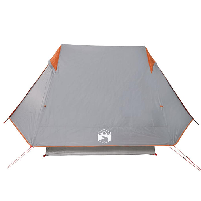 Tenda da Campeggio 2 Persone Grigio Impermeabile