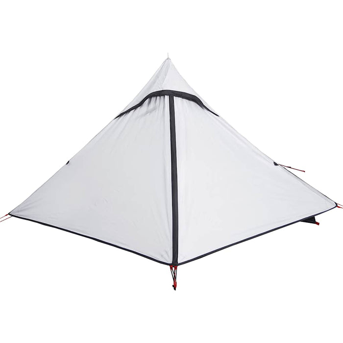 Tenda Campeggio 2 Persone Bianca Tessuto Oscurante Impermeabile 4009437