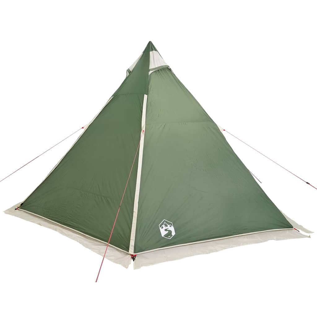 Tenda Familiare Tipi per 6 Persone Verde Impermeabile 4009438