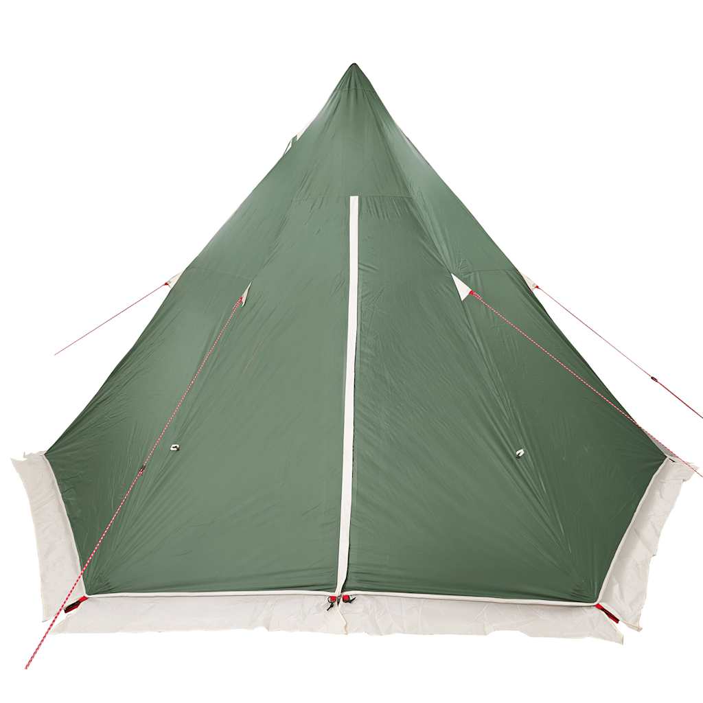 vidaXL Tenda Familiare Tipi per 6 Persone Verde Impermeabile