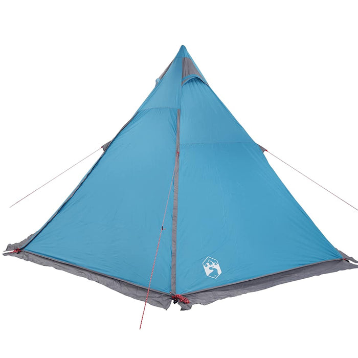 vidaXL Tenda Familiare Tipi per 6 Persone Blu Impermeabile