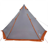 Tenda Familiare Tipi 6 Persone Grigia e Arancione Impermeabile 4009440