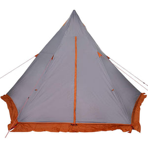 Tenda Familiare Tipi 6 Persone Grigia e Arancione Impermeabile 4009440