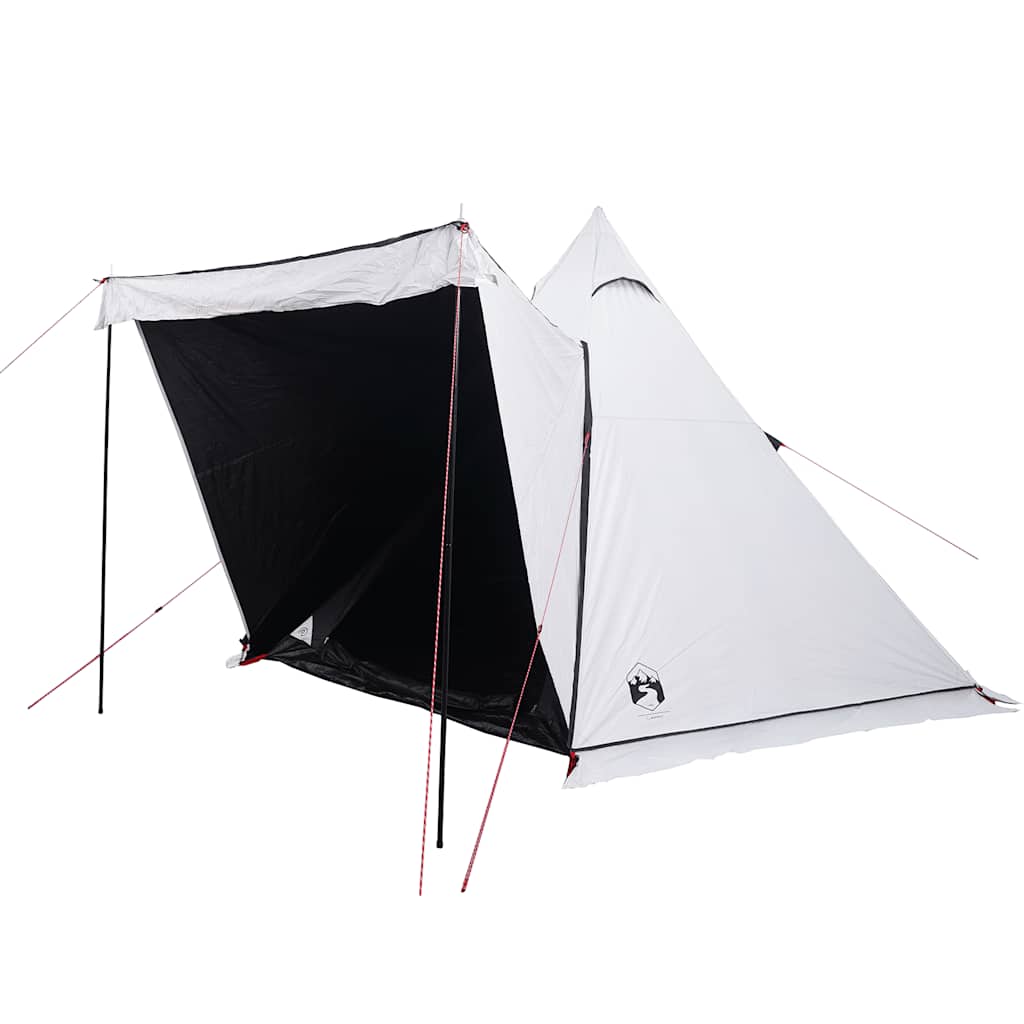 Tenda Familiare Tipi 6 Persone Bianca Tessuto Impermeabile