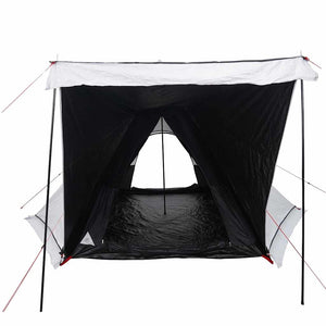 Tenda Familiare Tipi 6 Persone Bianca Tessuto Impermeabile