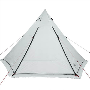 Tenda Familiare Tipi 6 Persone Bianca Tessuto Impermeabile