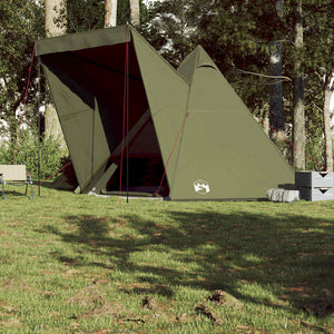 Tenda Familiare Tipi per 6 Persone Verde Oliva Impermeabile