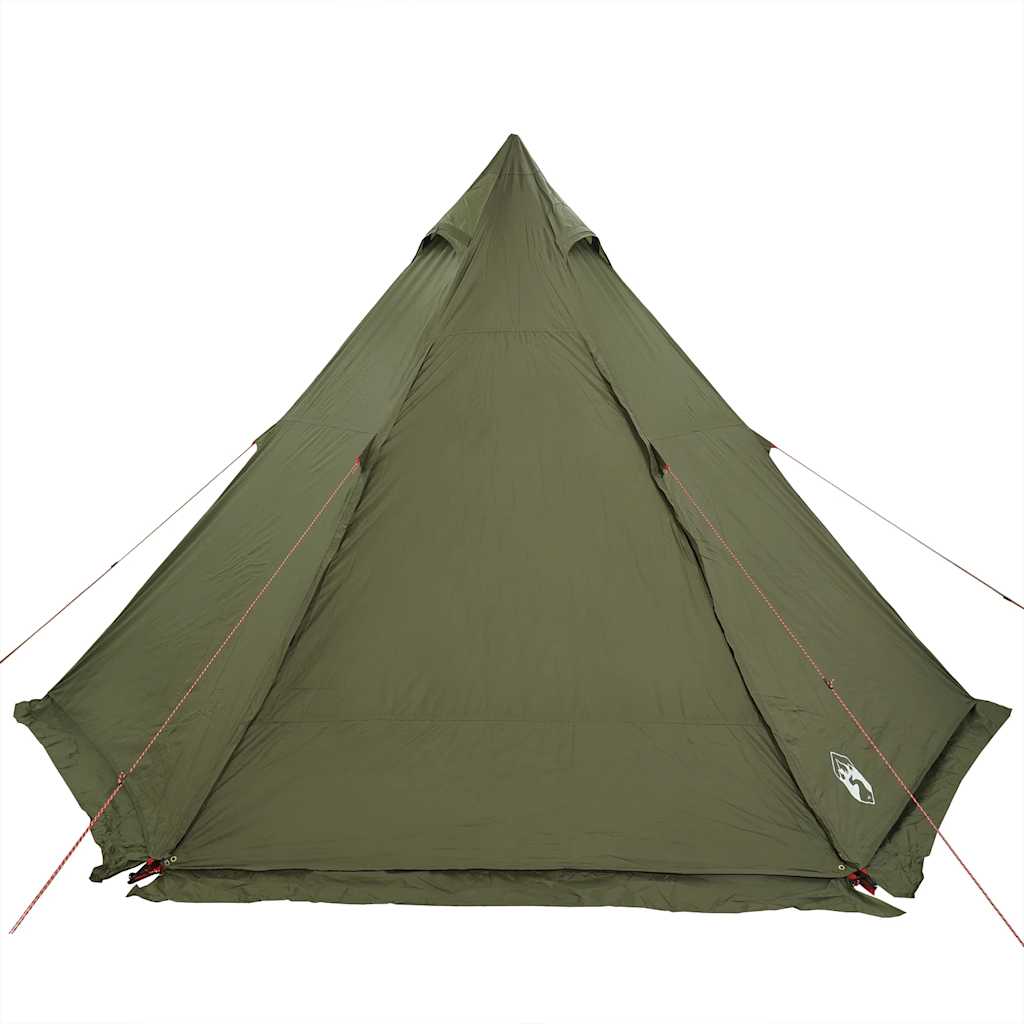 Tenda Familiare Tipi per 6 Persone Verde Oliva Impermeabile