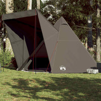 Tenda Familiare Tipi per 6 Persone Marrone Impermeabile 4009443