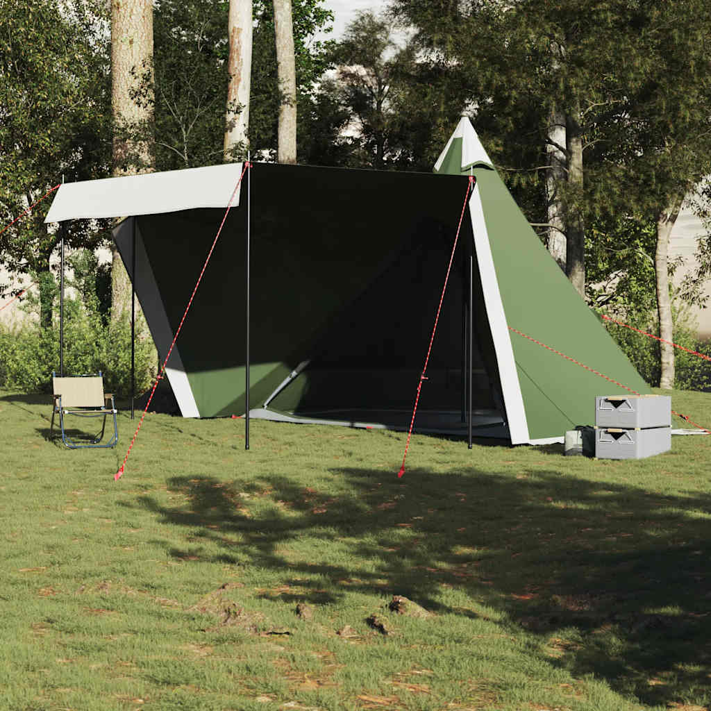 Tenda Familiare Tipi per 8 Persone Verde Impermeabile 4009445