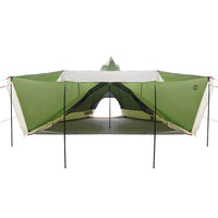 vidaXL Tenda Familiare Tipi per 8 Persone Verde Impermeabile