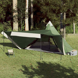 Tenda Familiare Tipi per 8 Persone Verde Impermeabile 4009445