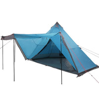 vidaXL Tenda Familiare Tipi per 8 Persone Blu Impermeabile