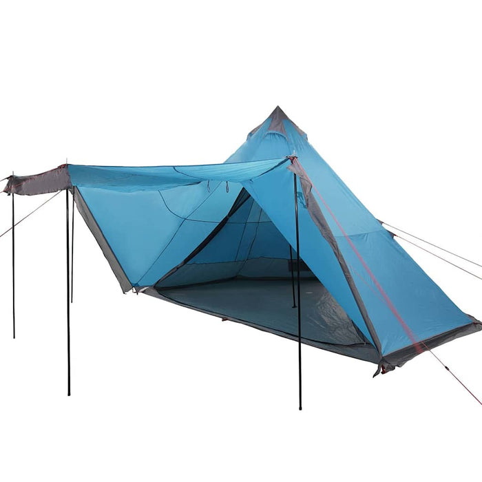 vidaXL Tenda Familiare Tipi per 8 Persone Blu Impermeabile