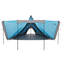 vidaXL Tenda Familiare Tipi per 8 Persone Blu Impermeabile