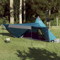 vidaXL Tenda Familiare Tipi per 8 Persone Blu Impermeabile