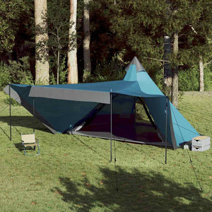 vidaXL Tenda Familiare Tipi per 8 Persone Blu Impermeabile