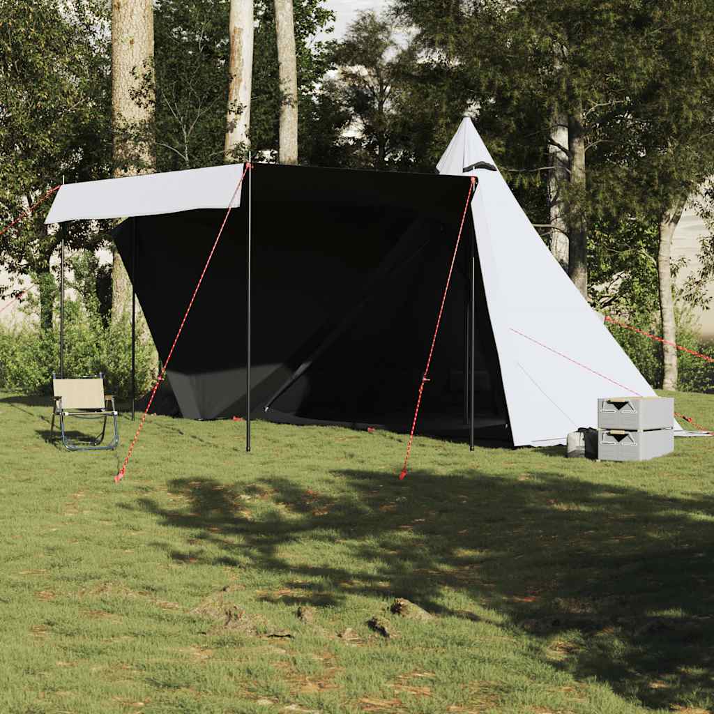 Tenda Familiare Tipi 8 Persone Bianca Tessuto Impermeabile