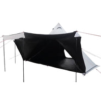 Tenda Familiare Tipi 8 Persone Bianca Tessuto Impermeabile 4009448