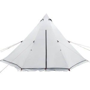 Tenda Familiare Tipi 8 Persone Bianca Tessuto Impermeabile 4009448