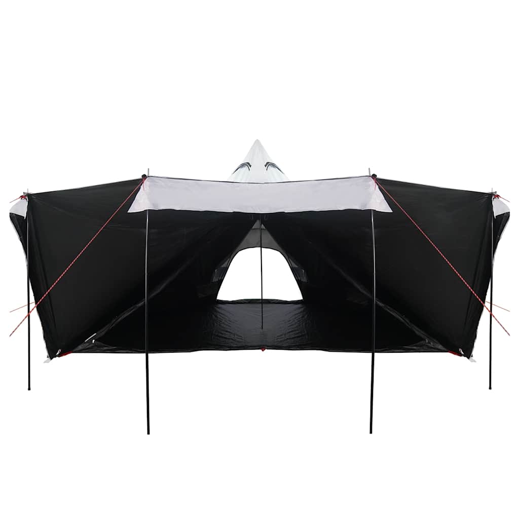 Tenda Familiare Tipi 8 Persone Bianca Tessuto Impermeabile