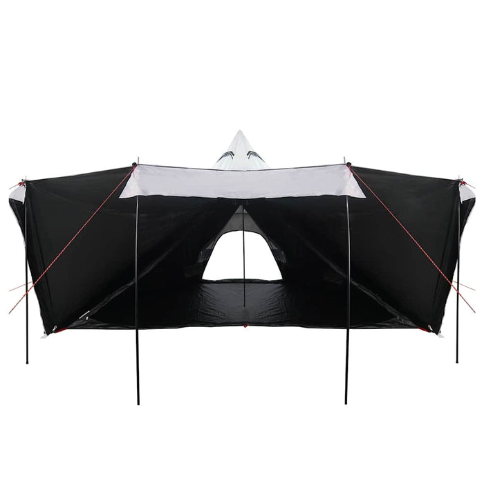 Tenda Familiare Tipi 8 Persone Bianca Tessuto Impermeabile