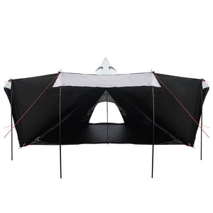 Tenda Familiare Tipi 8 Persone Bianca Tessuto Impermeabile 4009448