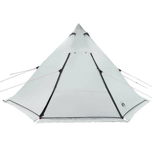 Tenda Familiare Tipi 8 Persone Bianca Tessuto Impermeabile 4009448