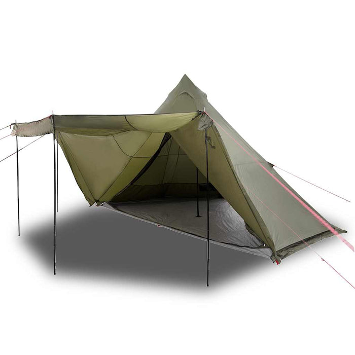 Tenda Familiare Tipi per 8 Persone Verde Oliva Impermeabile