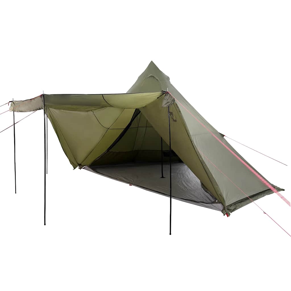 Tenda Familiare Tipi per 8 Persone Verde Oliva Impermeabile 4009449