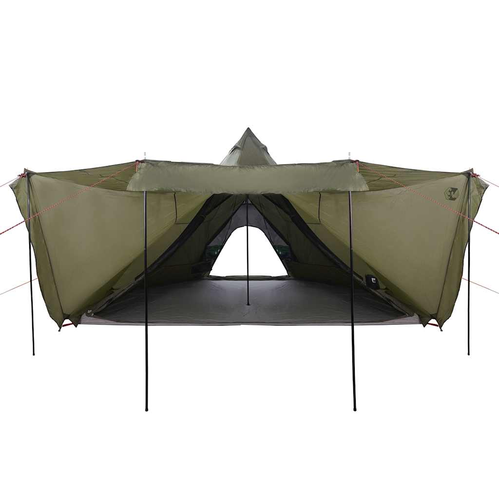 Tenda Familiare Tipi per 8 Persone Verde Oliva Impermeabile