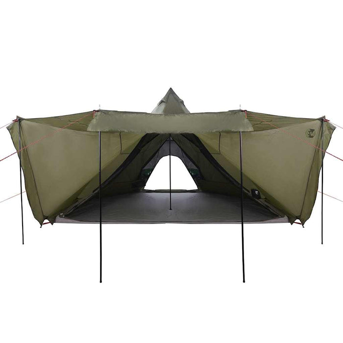 Tenda Familiare Tipi per 8 Persone Verde Oliva Impermeabile