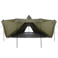 Tenda Familiare Tipi per 8 Persone Verde Oliva Impermeabile 4009449