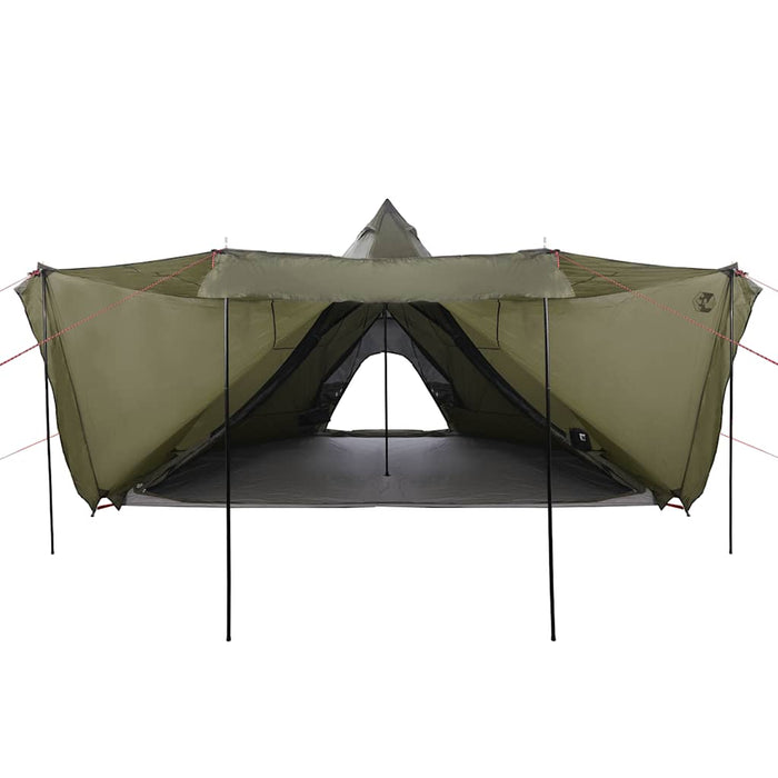 Tenda Familiare Tipi per 8 Persone Verde Oliva Impermeabile 4009449