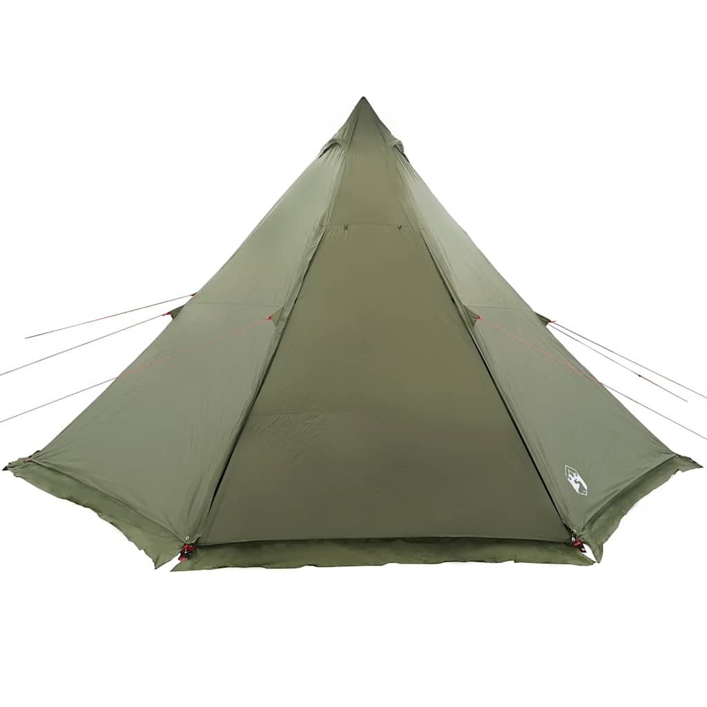 Tenda Familiare Tipi per 8 Persone Verde Oliva Impermeabile 4009449