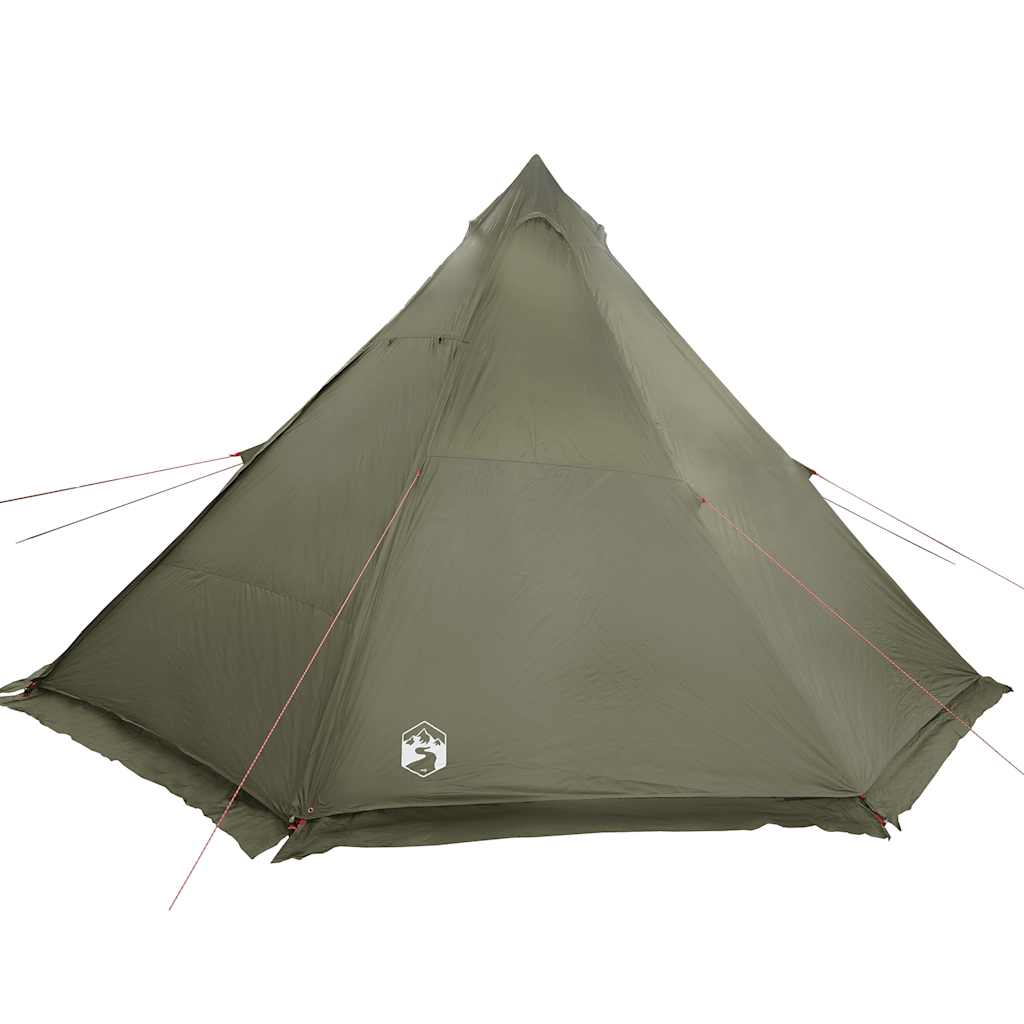 Tenda Familiare Tipi per 8 Persone Verde Oliva Impermeabile 4009449