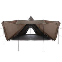 vidaXL Tenda Familiare Tipi per 8 Persone Marrone Impermeabile