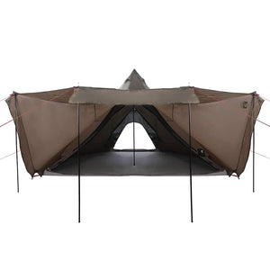 Tenda Familiare Tipi per 8 Persone Marrone Impermeabile 4009450