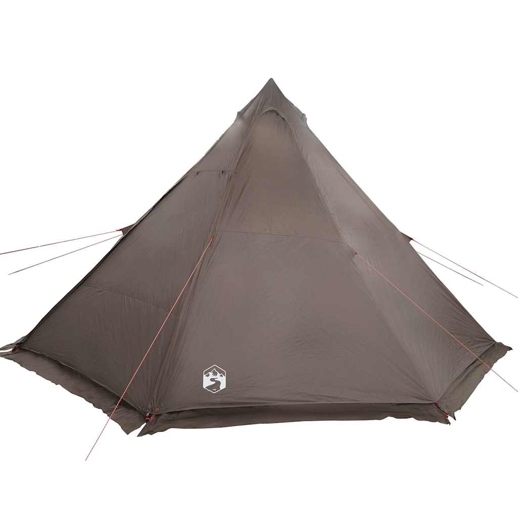 vidaXL Tenda Familiare Tipi per 8 Persone Marrone Impermeabile
