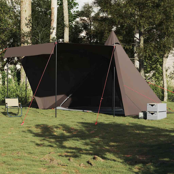Tenda Familiare Tipi per 8 Persone Marrone Impermeabile 4009450