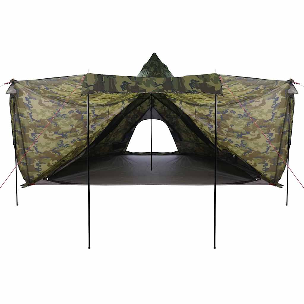 Tenda Familiare Tipi per 8 Persone Mimetica Impermeabile 4009451