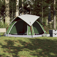 Tenda da Campeggio a Cabina per 4 Persone Verde Impermeabile 4009452